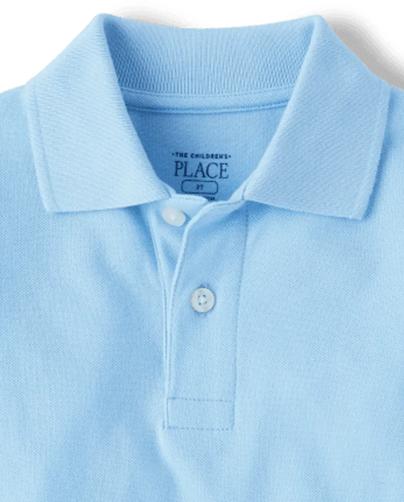 Toddler Boys Uniform Pique Polo