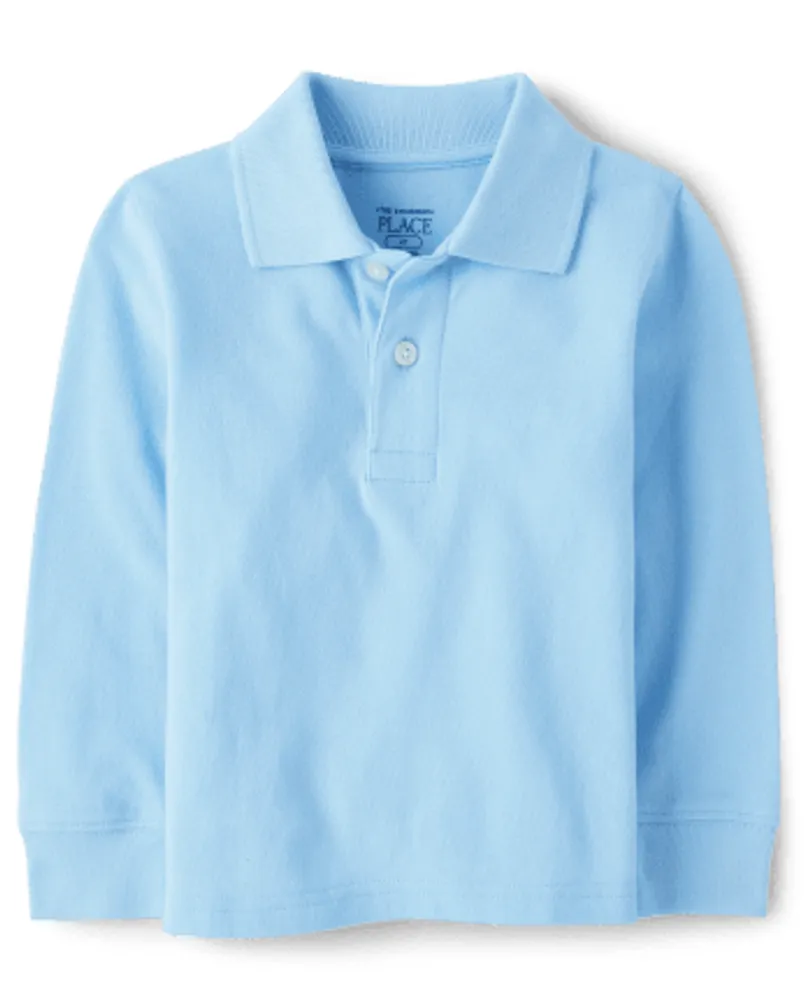 Toddler Boys Uniform Pique Polo