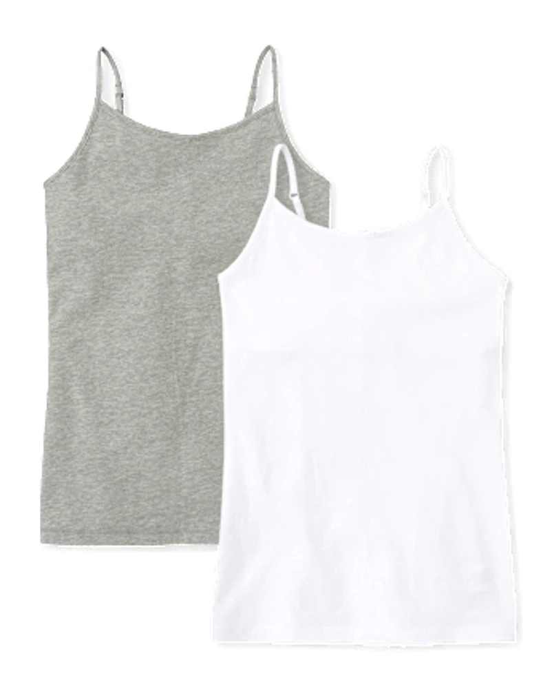 Lot de 2 camisoles basiques pour filles