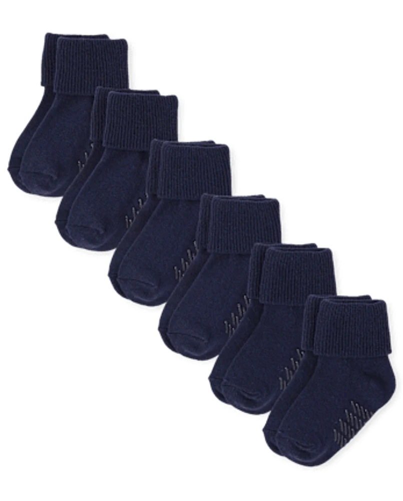 Baby And Toddler Triple Roll Socks 6-Pack