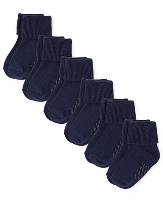 Baby And Toddler Triple Roll Socks 6-Pack