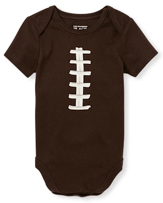 Baby Boys Football Graphic Bodysuit