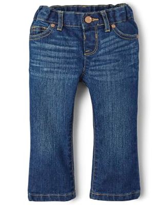 Baby And Toddler Girls Basic Bootcut Jeans