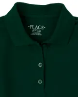 Girls Uniform Pique Polo Dress