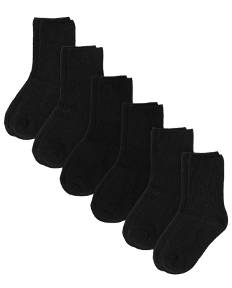 Lot de 6 paires chaussettes mi-mollet pour garçon