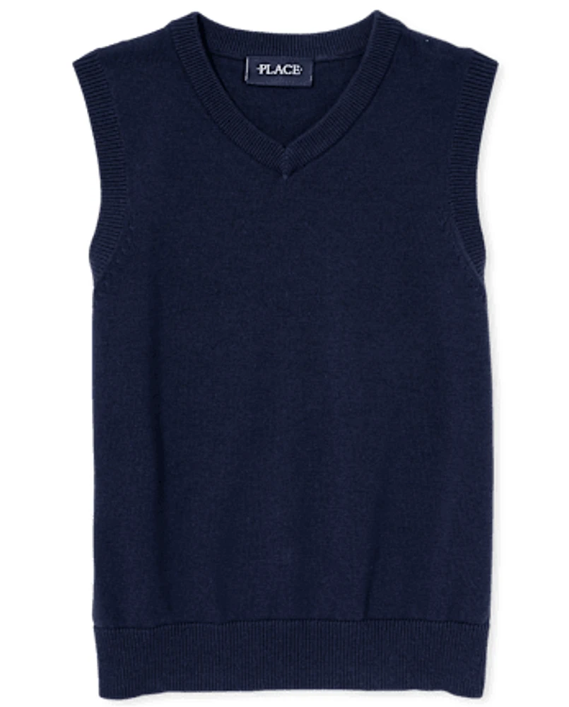 Boys V-Neck Sweater Vest