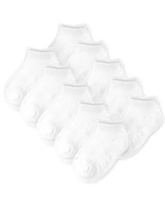 Unisex Baby And Toddler Ankle Socks 10-Pack