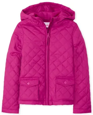 Girls Quilted Puffer Jacket