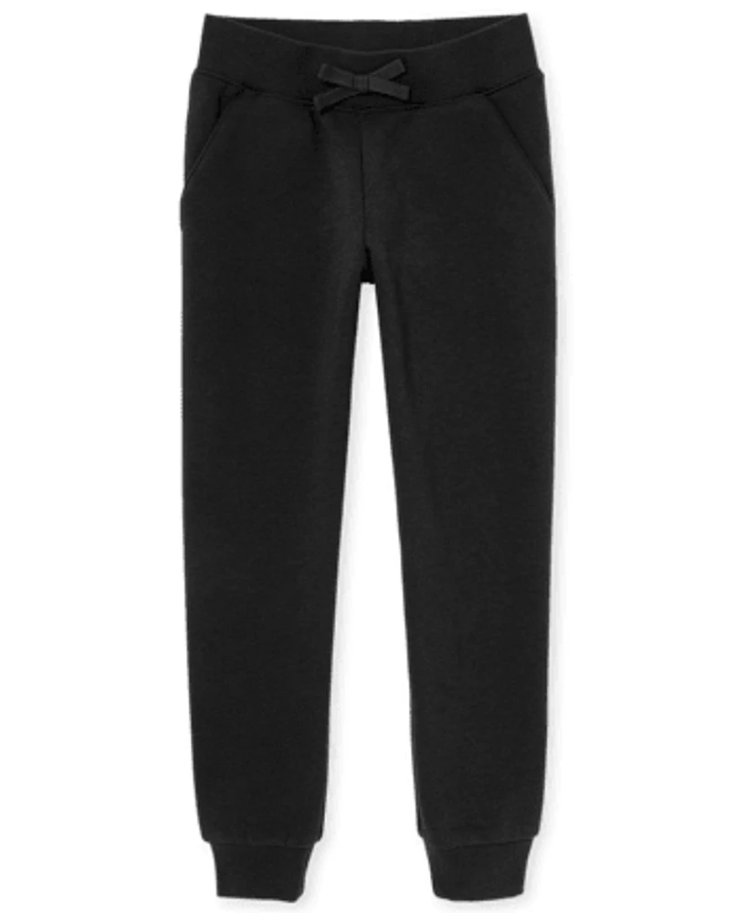 Girls Fleece Jogger Pants