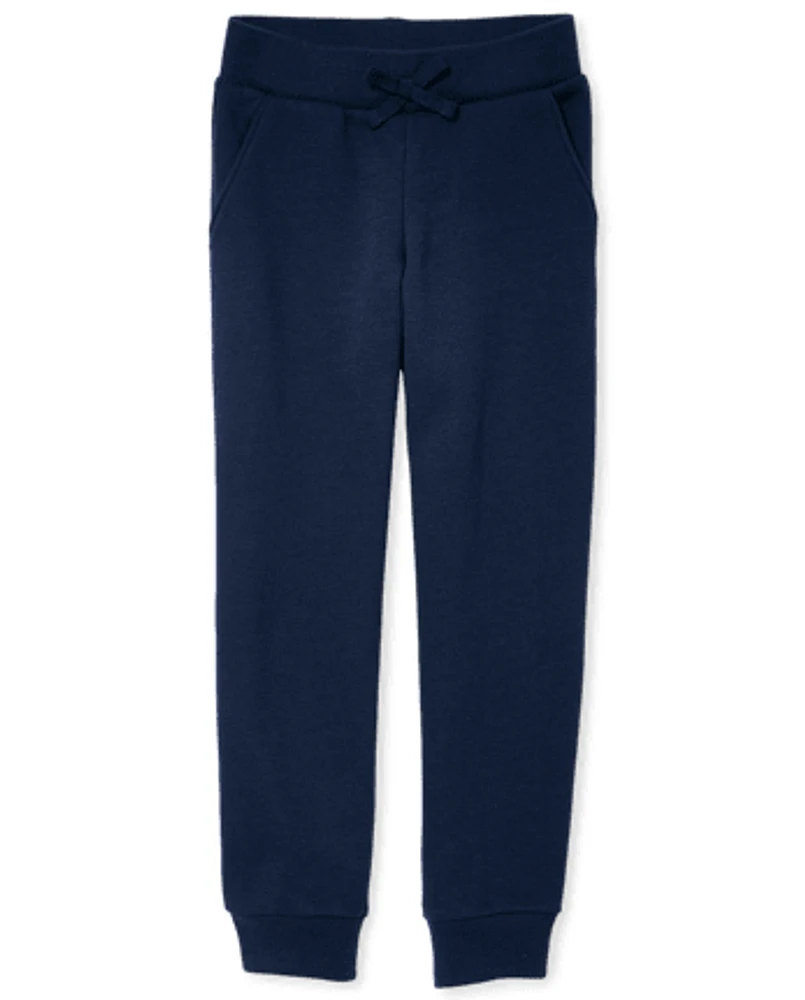 Girls Fleece Jogger Pants