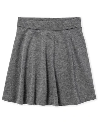 Girls Uniform Ponte Knit Skort