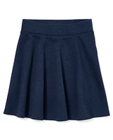 Girls Uniform Ponte Knit Skort