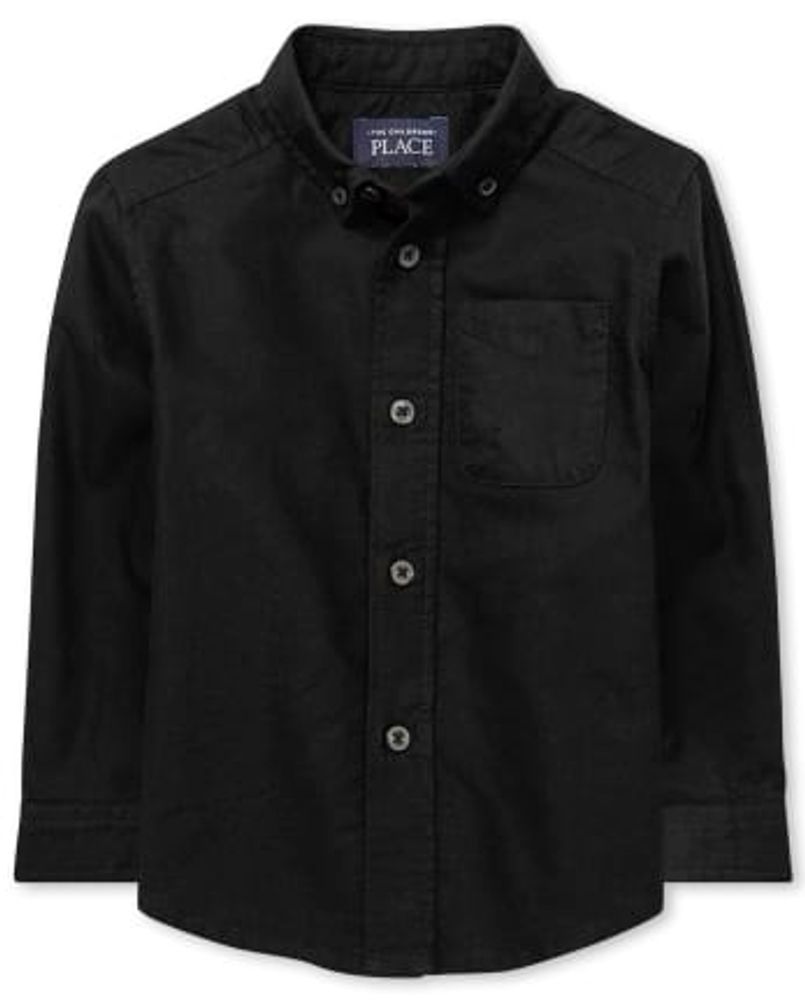 Baby And Toddler Boys Uniform Oxford Button Down Shirt