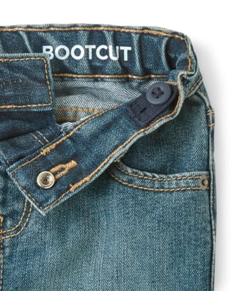 Jean bootcut basique pour bébé et tout-petit garçon