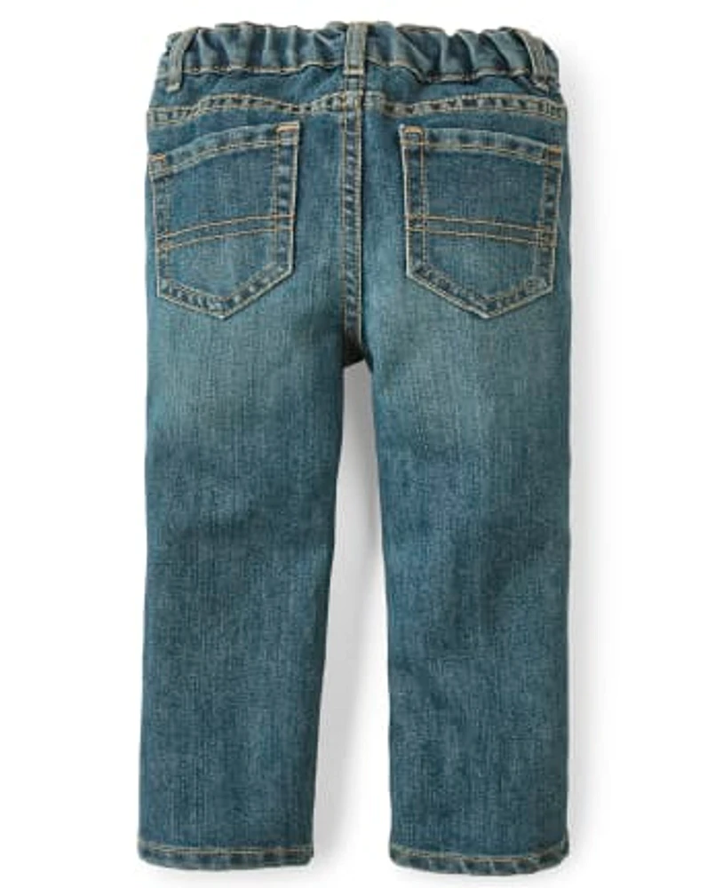 Jean bootcut basique pour bébé et tout-petit garçon