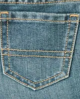 Jean bootcut basique pour bébé et tout-petit garçon