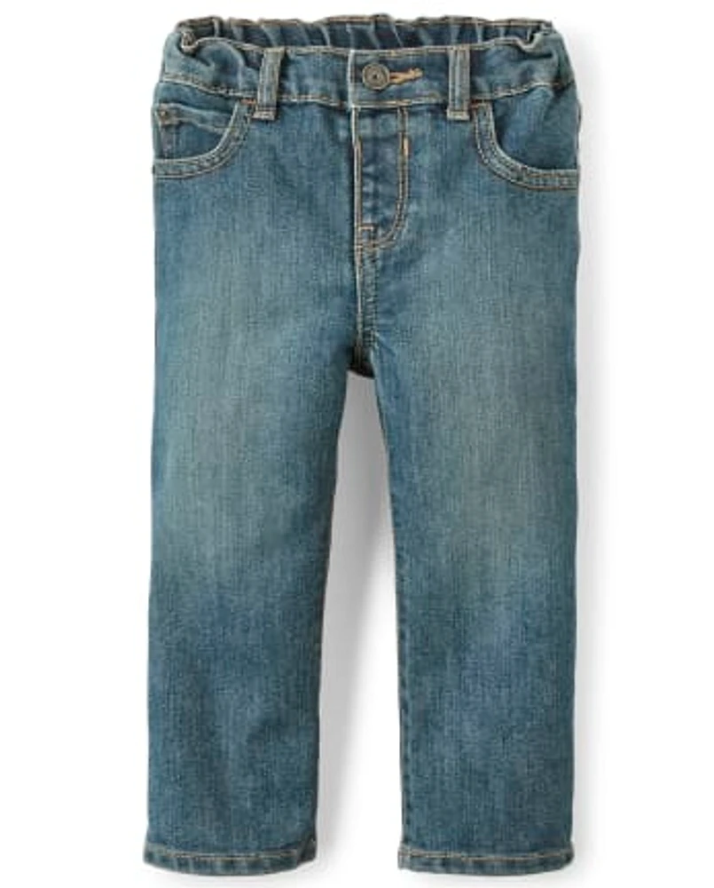 Jean bootcut basique pour bébé et tout-petit garçon