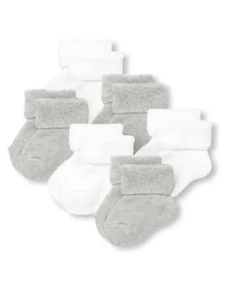 Unisex Baby Turn Cuff Socks 6-Pack
