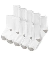 Boys Crew Socks 10-Pack