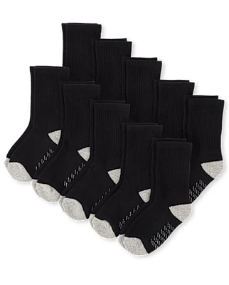 Lot de 10 paires chaussettes pour bébés et tout-petits garçons