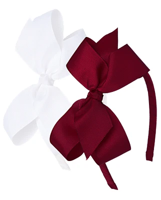 Girls Bow Headband 2-Pack