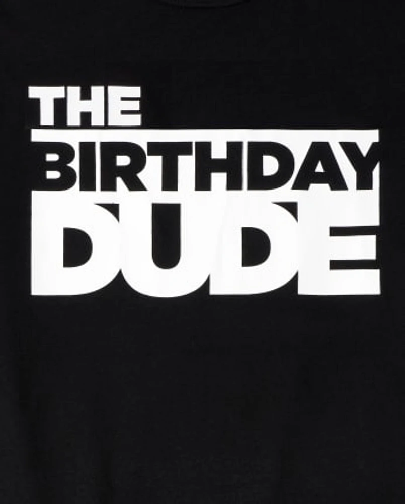 T-shirt graphique Birthday Dude pour bébés et tout-petits garçons