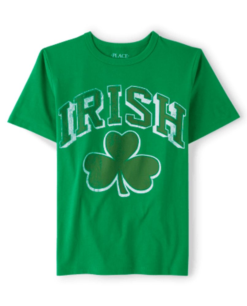 Boys Matching Family Shamrock Graphic Tee