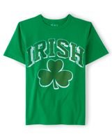 Boys Matching Family Shamrock Graphic Tee