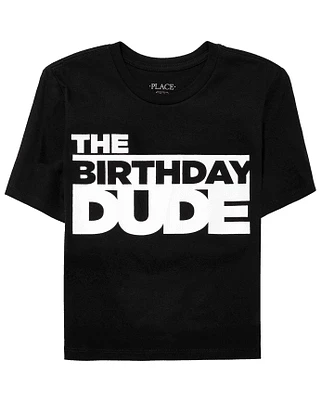 T-shirt graphique Birthday Dude pour garçons