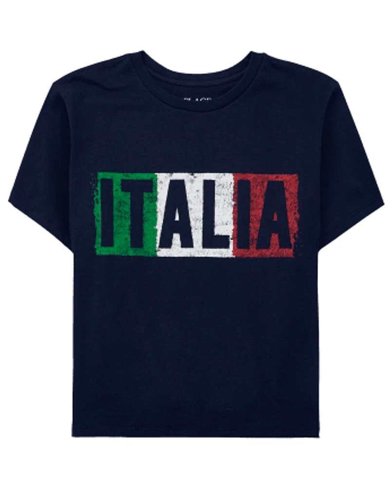 T-shirt graphique Italia pour garçon