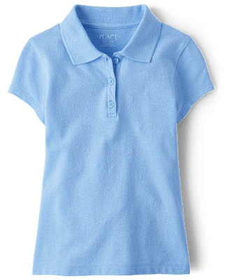 Girls Uniform Pique Polo