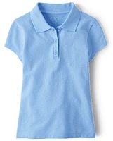 Girls Uniform Pique Polo