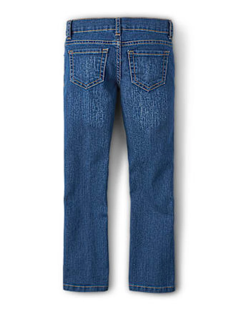 Jean bootcut basique pour fille