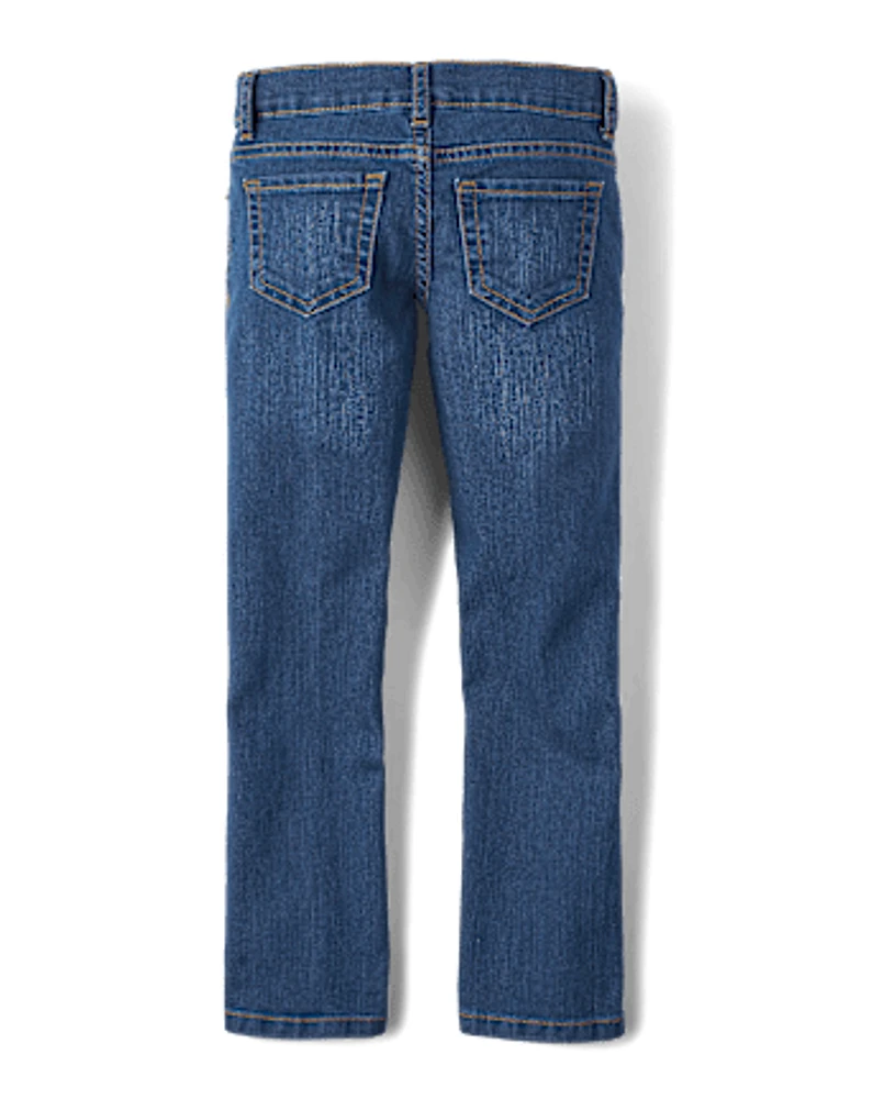 Jean bootcut basique pour fille