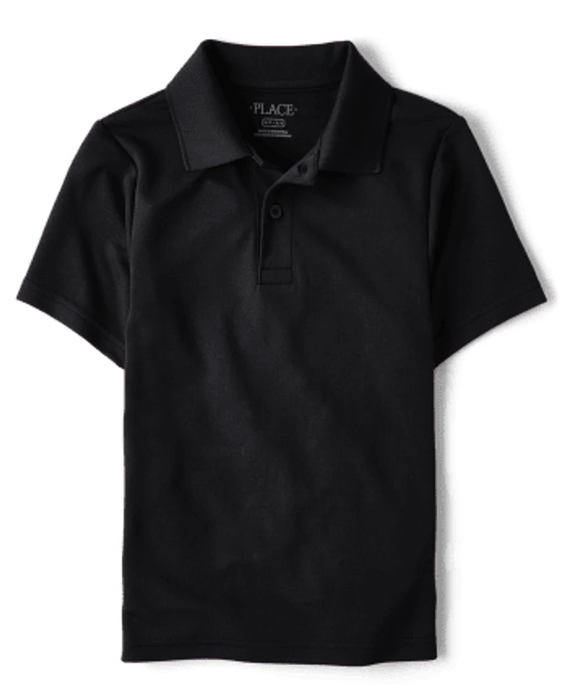 Nautica Big Boys Uniform Short Sleeve Performance Stretch Polo - Macy's