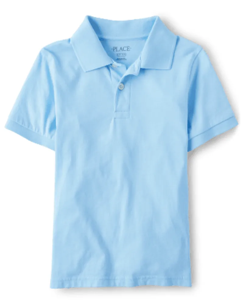 Boys Uniform Soft Jersey Polo