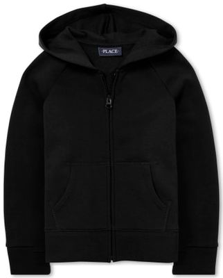 Girls Fleece Zip Up Hoodie