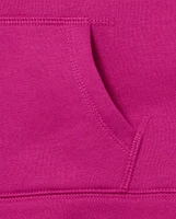 Sweat à capuche zippé en polaire pour filles