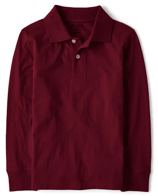 Boys Uniform Soft Jersey Polo