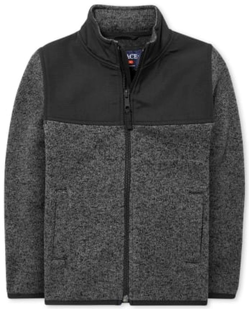 Boys Sweater Fleece Trail Jacket