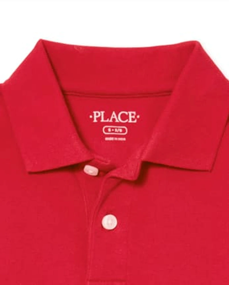 Kids Uniform Pique Polo 5-Pack