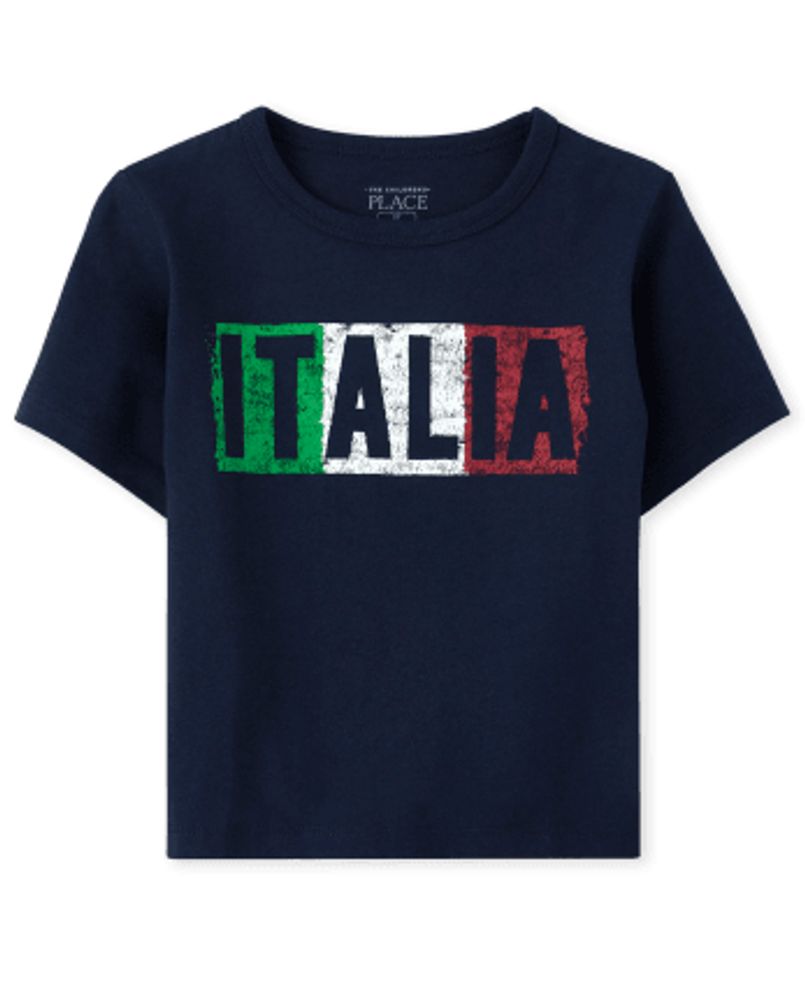 Baby And Toddler Boys Italia Graphic Tee