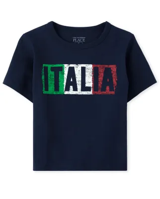 Baby And Toddler Boys Italia Graphic Tee