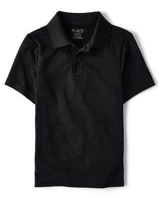 Boys Uniform Performance Polo - Husky