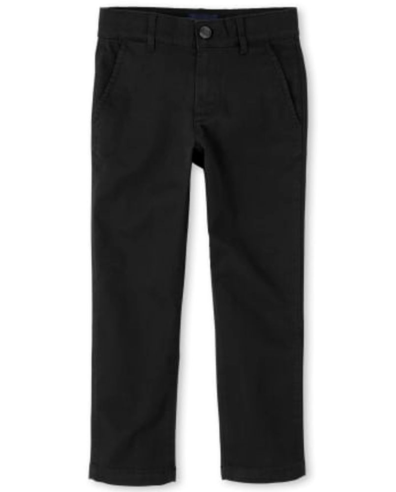 Boys Uniform Stretch Skinny Chino Pants