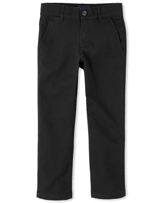 Kids Uniform Stretch Straight Chino Pants