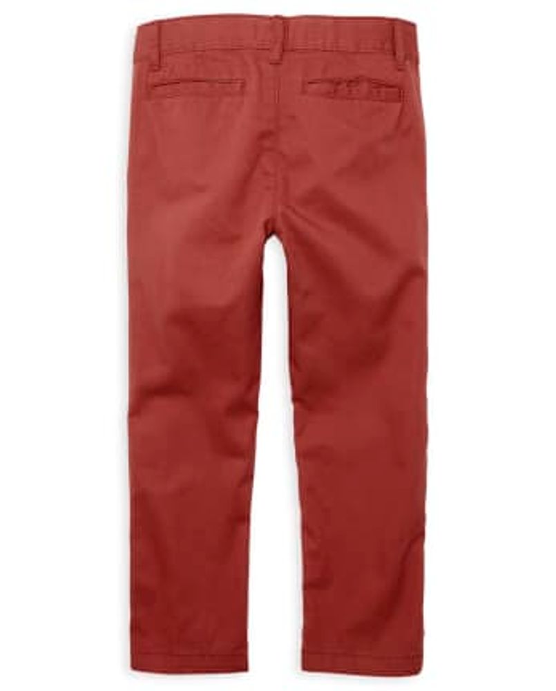 Boys Uniform Stretch Skinny Chino Pants