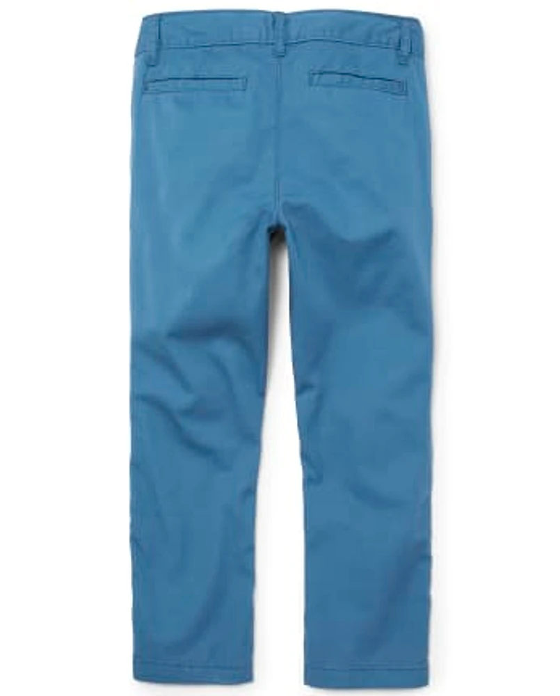 Pantalon chino skinny stretch pour garçon