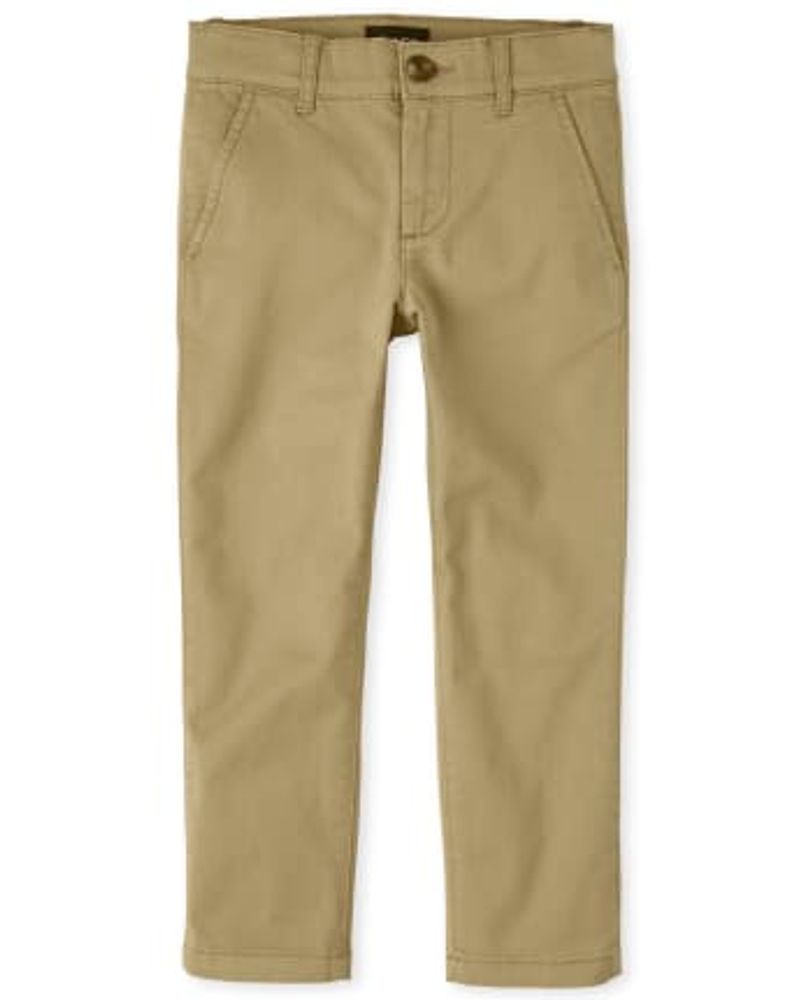 Boys Uniform Stretch Skinny Chino Pants