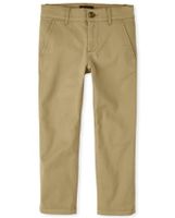 Boys Uniform Stretch Skinny Chino Pants